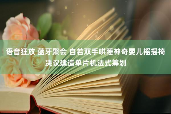 语音狂放 蓝牙聚会 自若双手哄睡神奇婴儿摇摇椅决议建造单片机法式筹划