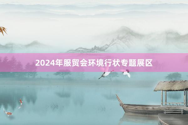 2024年服贸会环境行状专题展区